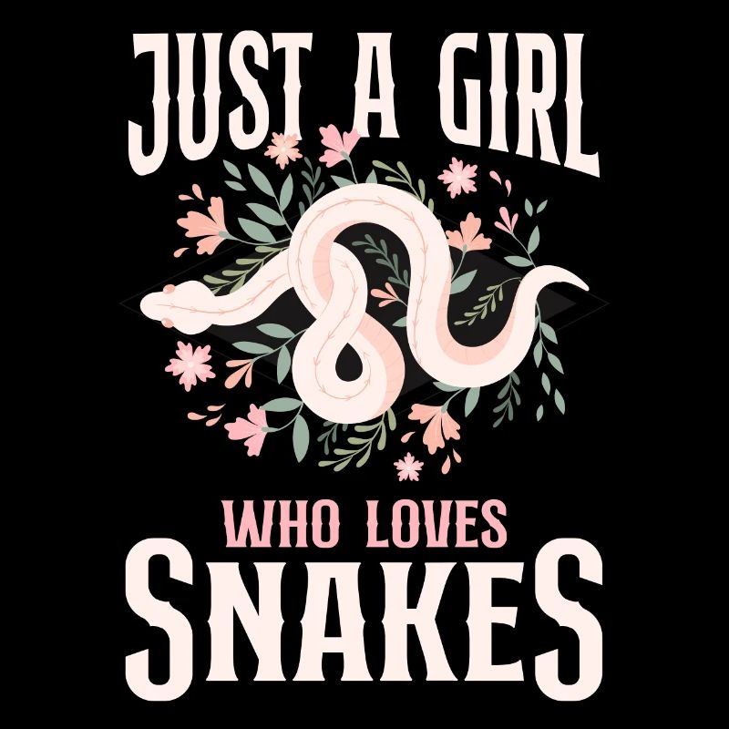 Snake Serpent Flower Floral Just A