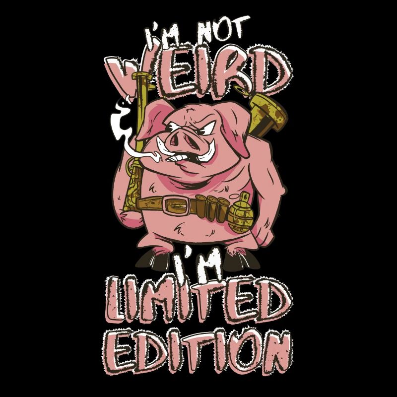 Cool Cartoon Pig - Édition Limitée - Dicton