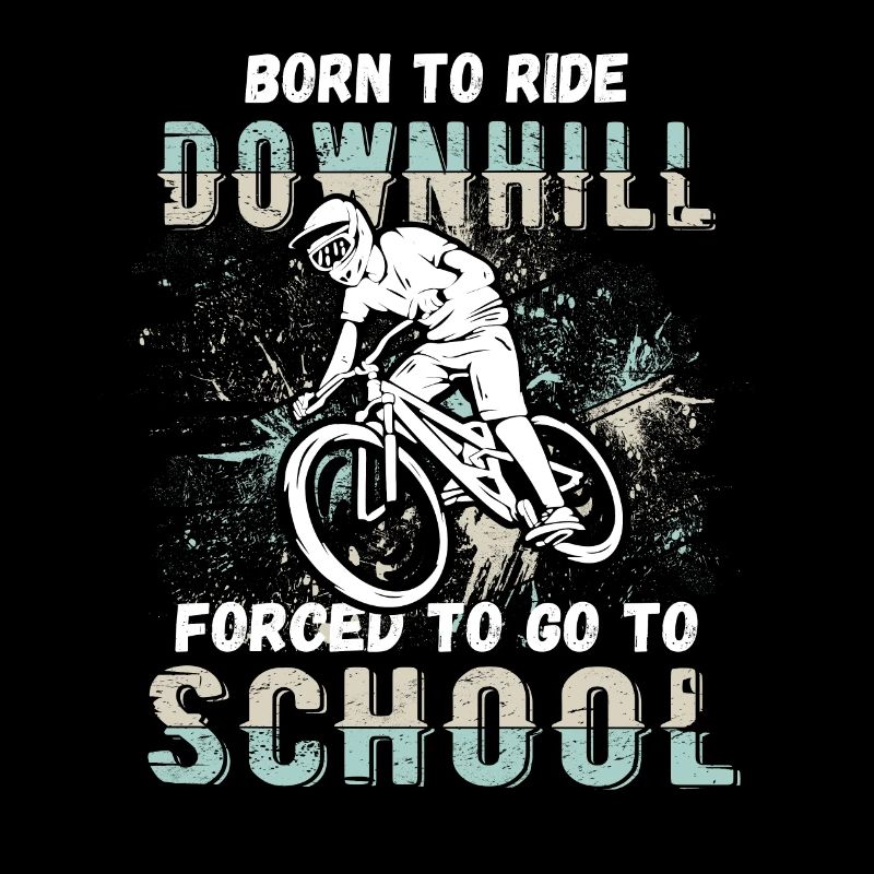 Vers la descente Né à l’école VTT forcé