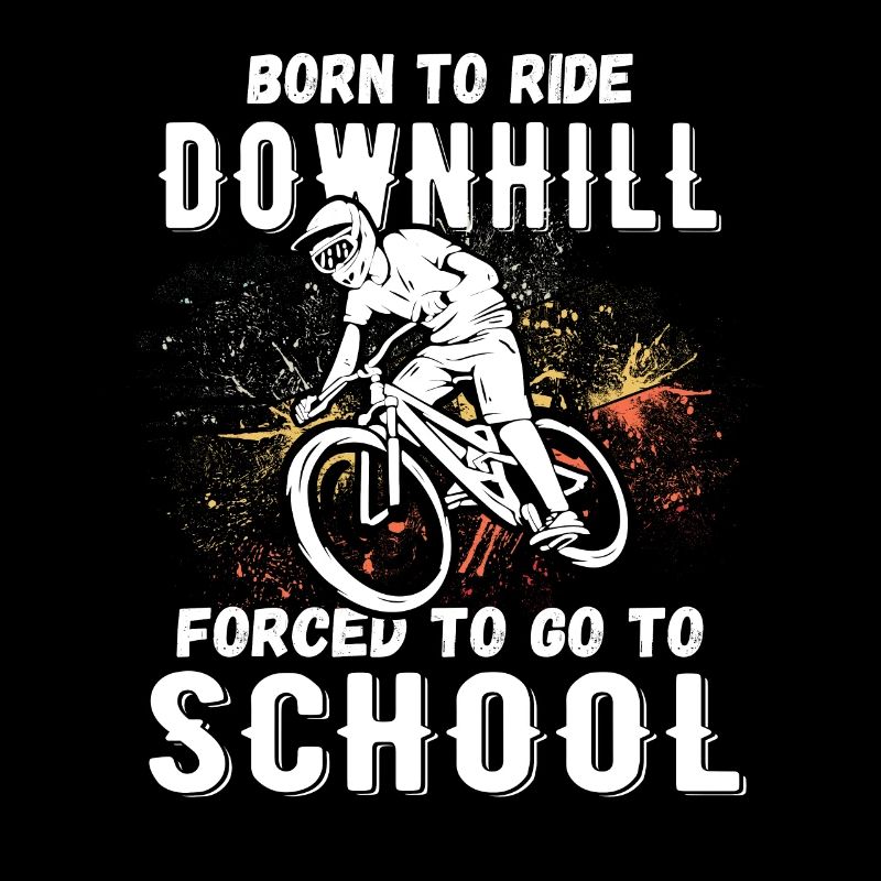 Vers la descente Né à l’école VTT forcé