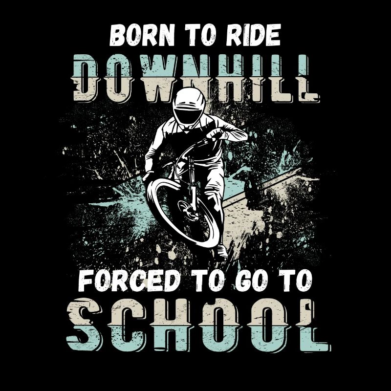 Vers la descente Né à l’école VTT forcé
