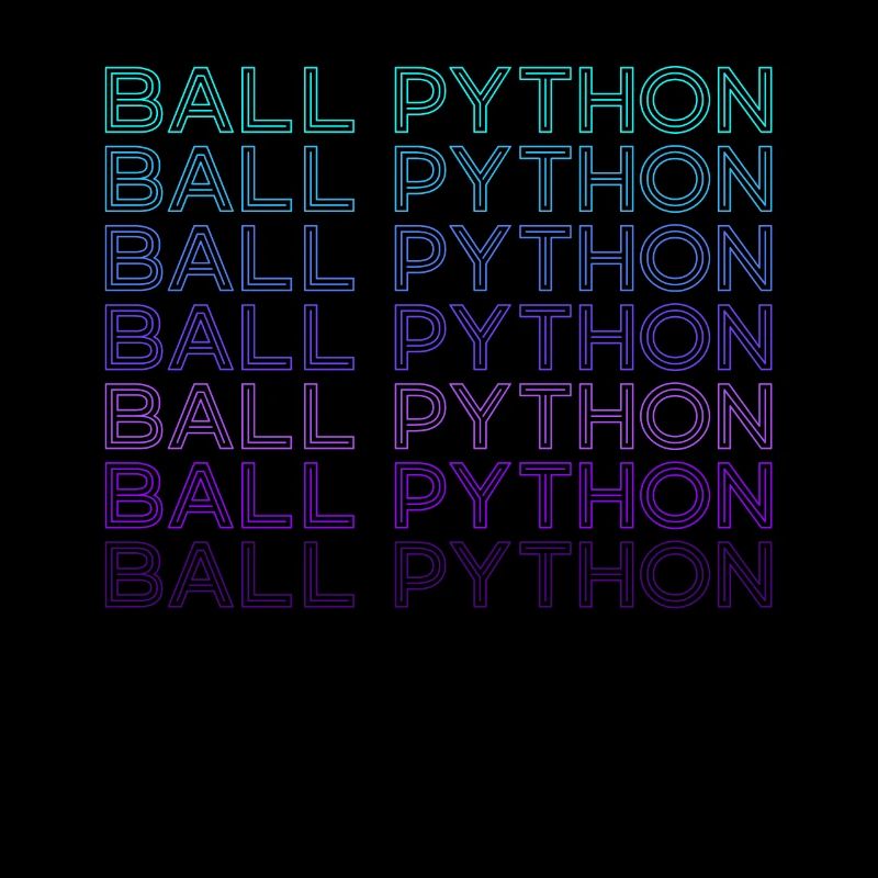 Ball Python Snake Retro