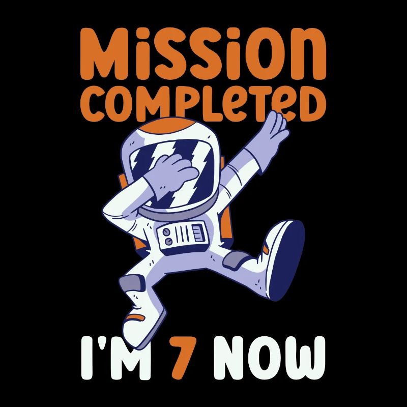 7. Geburtstag Astronaut 7 Jahre