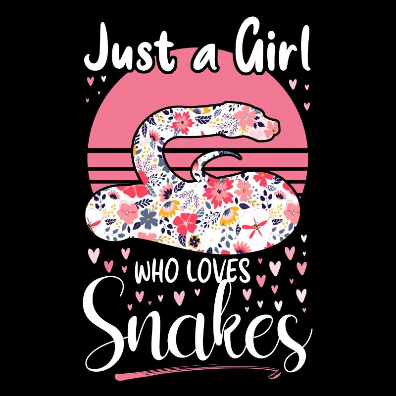 Snake Serpent Flower Floral Just A
