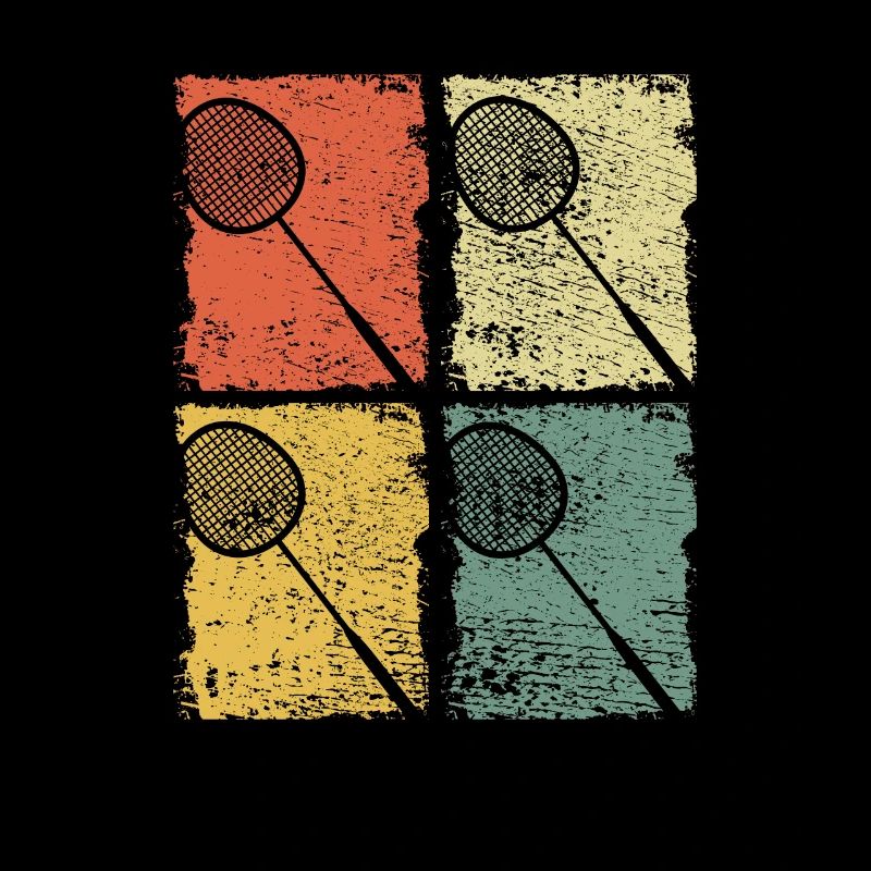 Badmintonschläger Badminton Retro