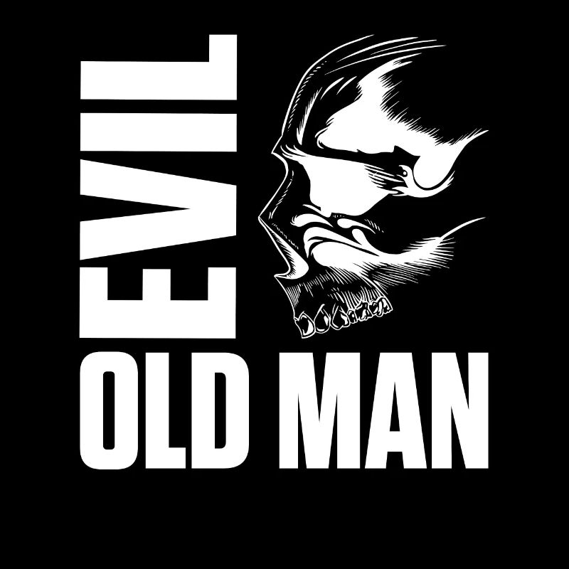 Evil old man The Evil Old Man Skull