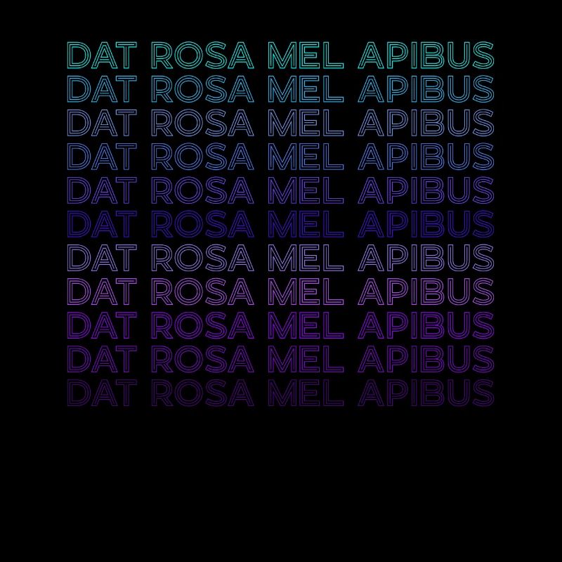 Dat Rosa Mel Apibus Emblème Rosicrucien Rétro