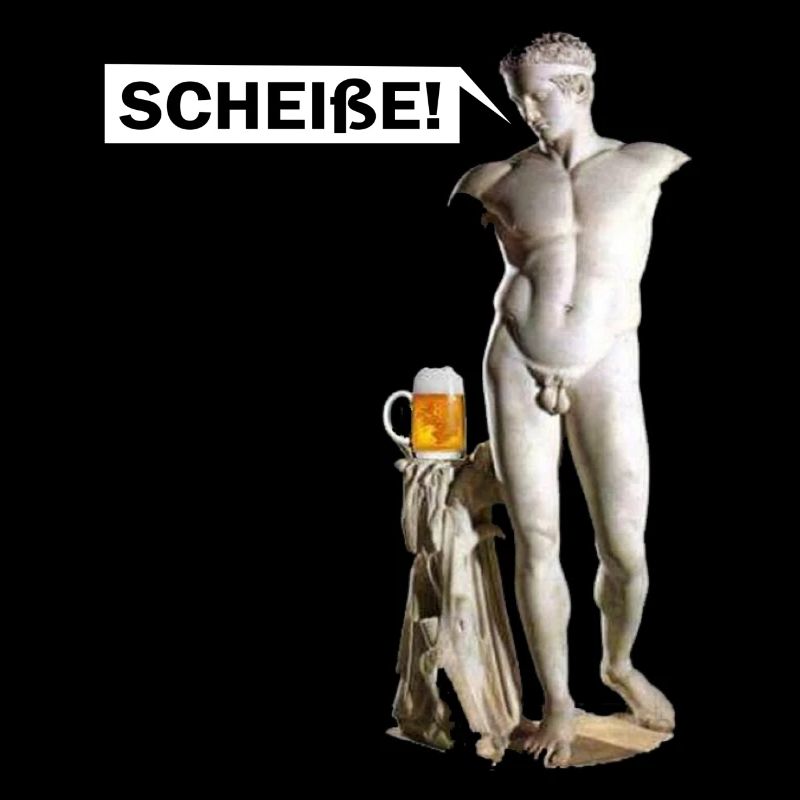 Scheiße Statue Figur Venus Skulptur Bier