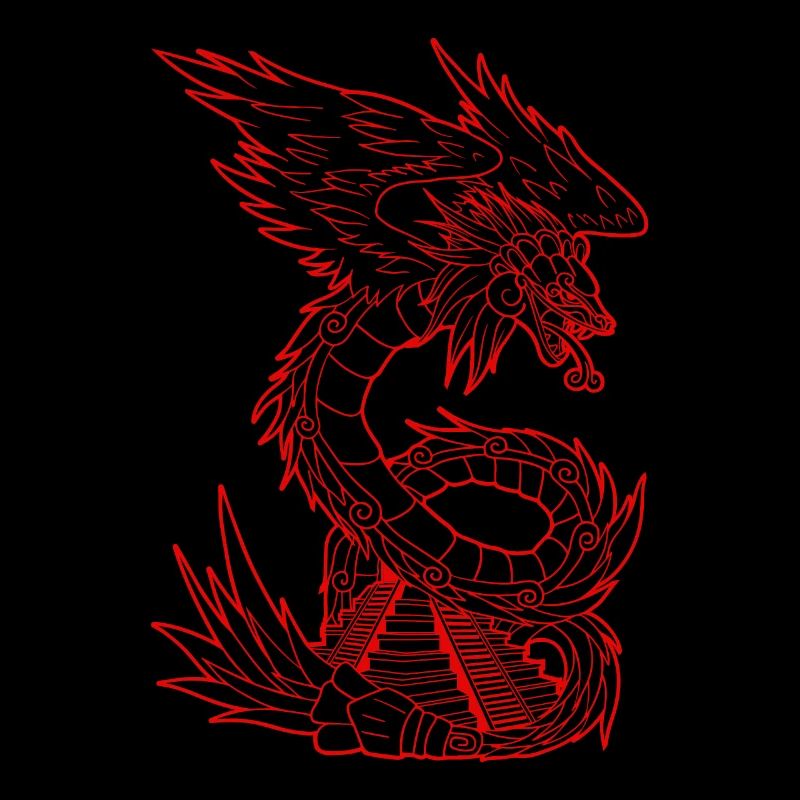 Quetzalcoatl Ancient Aztec Serpent Mayan Tempe