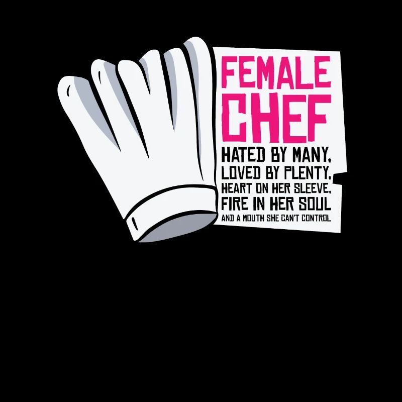 Femme Chef Cuisinier Repas