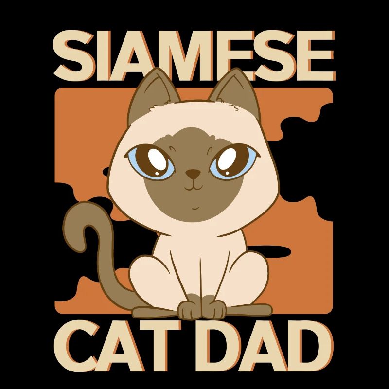 Siamese Cat Cat Papa Cat Owner Gift