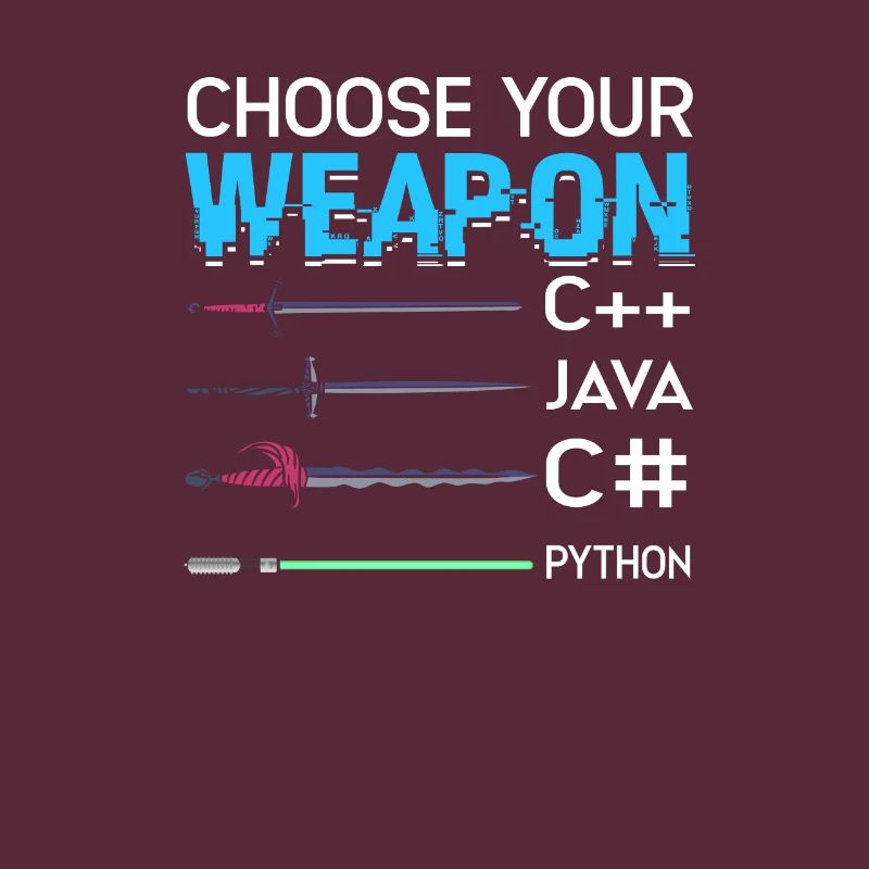 Choisissez votre arme C++ Java C# Phyton -