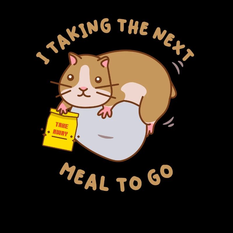 Hamster Hamster Cuisson Repas alimentaire sur le pouce