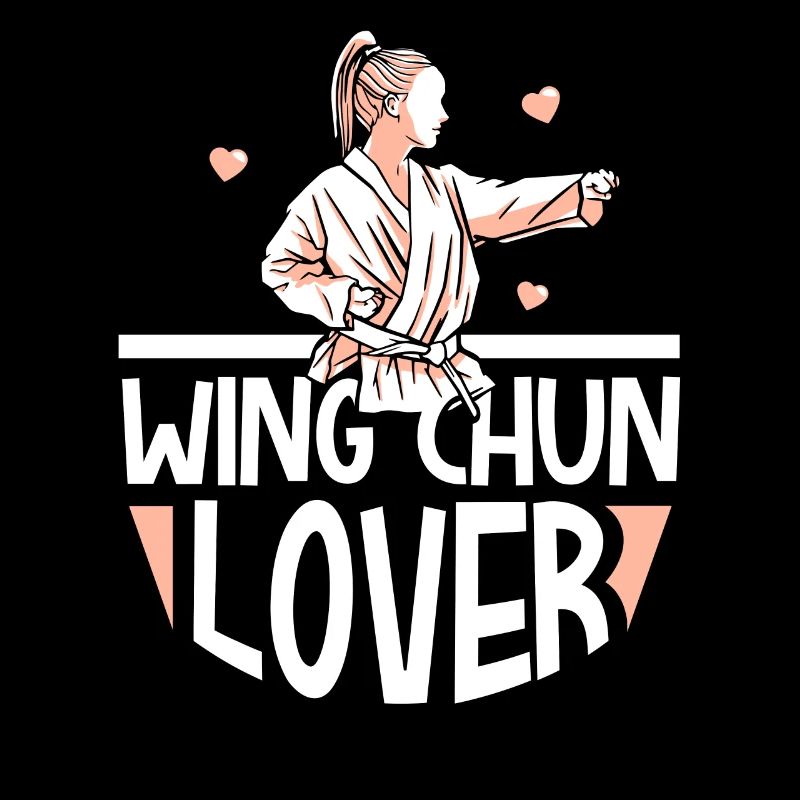 Wing Chun Liebhaber Mädchen Kampfkunst Kampfsport