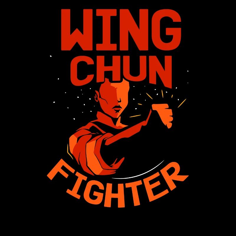 Wing Chun Kämpfer Kampfsport Kampfkunst Trainer