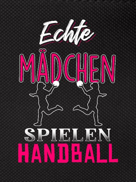 Echte Mädchen spielen Handball