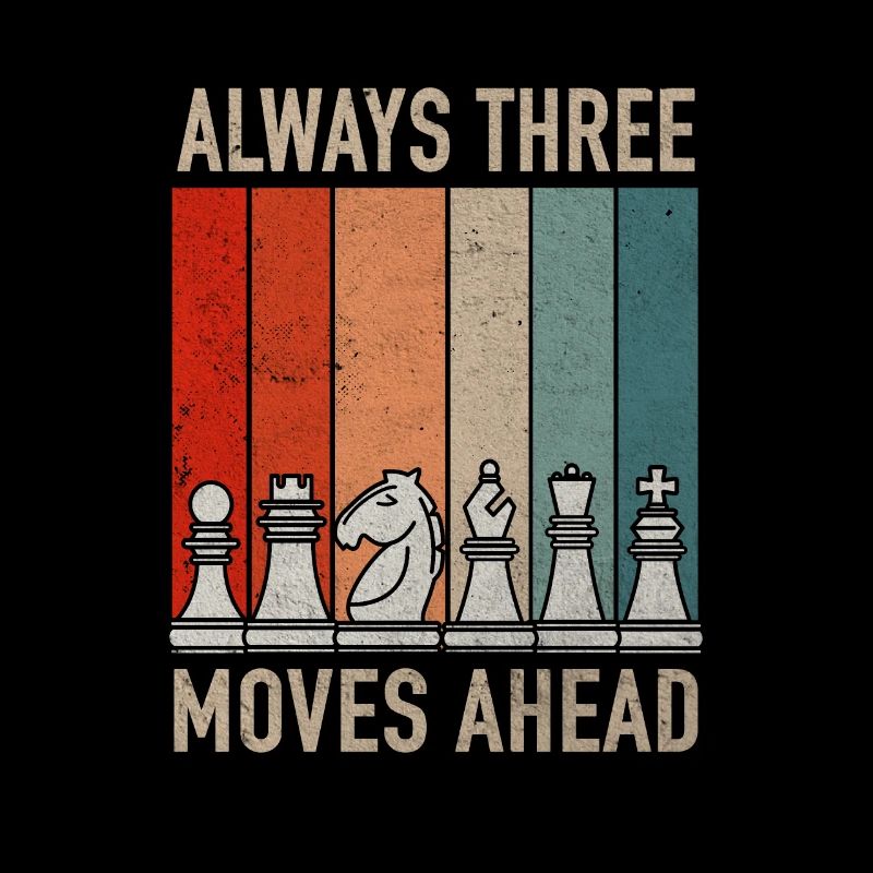 Always Three Moves Ahead Chess Strategy Wisdom