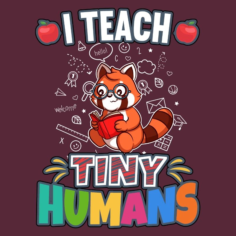 I Teach Tiny Humans Elementary School Teacher