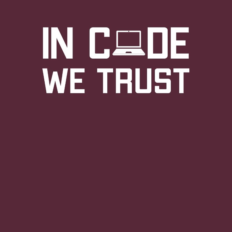 In Code We Trust Softwareingenieur Developer