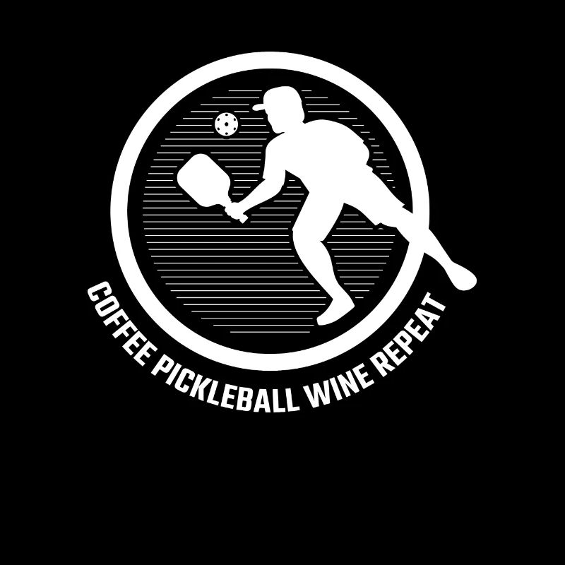Coffee Pickleball Wine Repeat