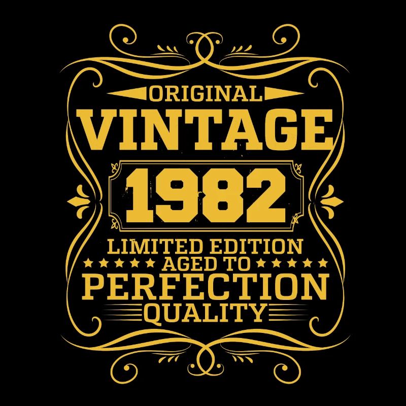 Vintage 1982 Édition Limitée Originale