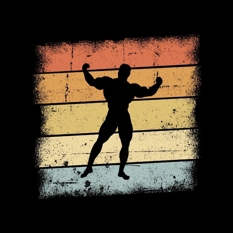 Bodybuilder Sunset