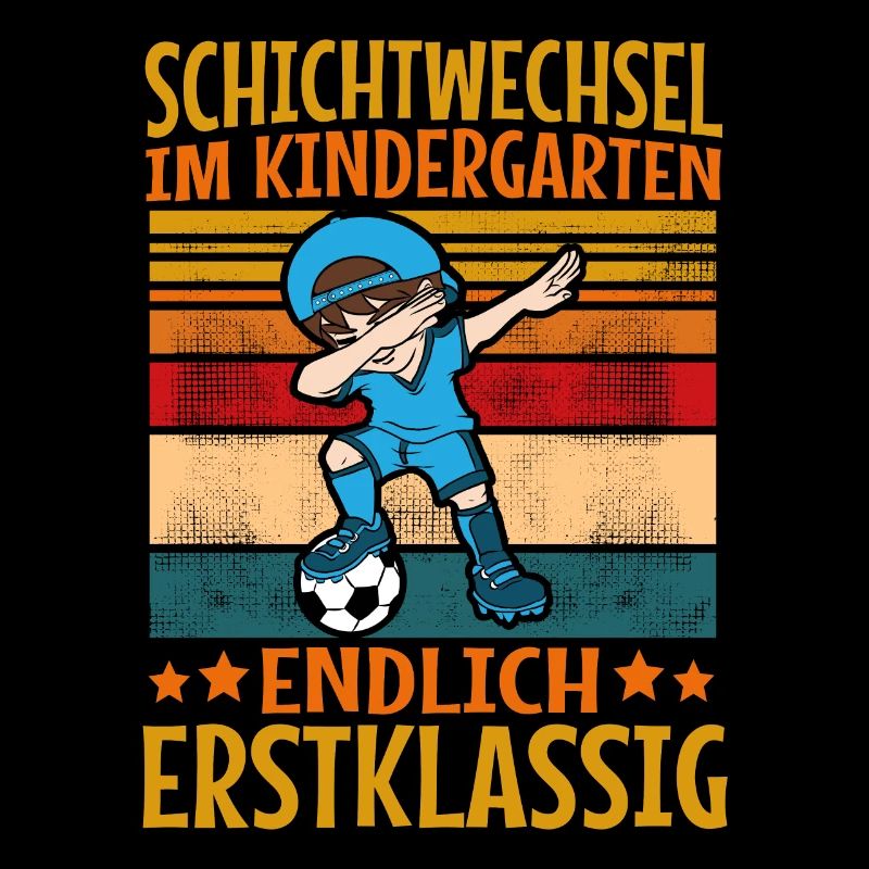 Kinder Fußball Einschulung Schulkind Junge