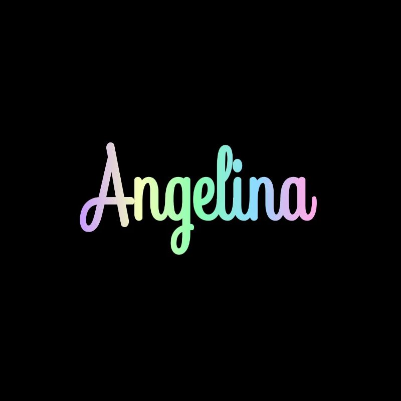 ANGELINA Rainbow Cursive Minimaliste