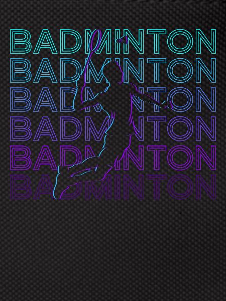 Badminton Player Retro Gift