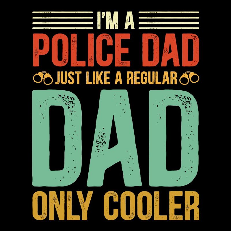 Polizei stolzer Polizeivater