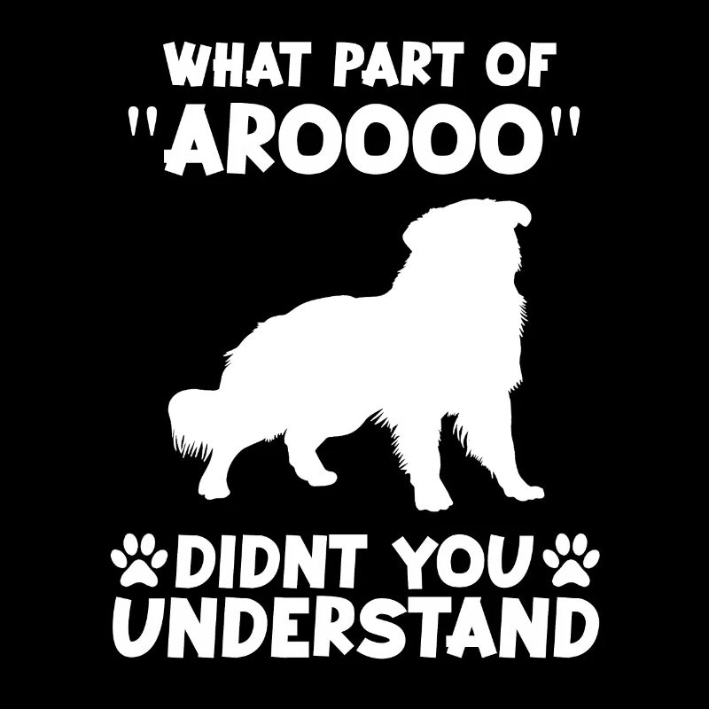 Australian Shepherd Dog Owner Motif Aussie Gassi