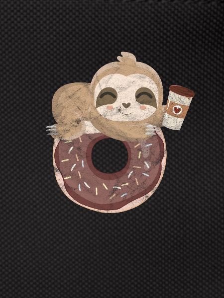 Donut Coffee Sloth