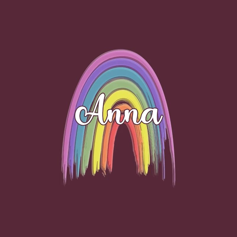 ANNA Rainbow Cursive