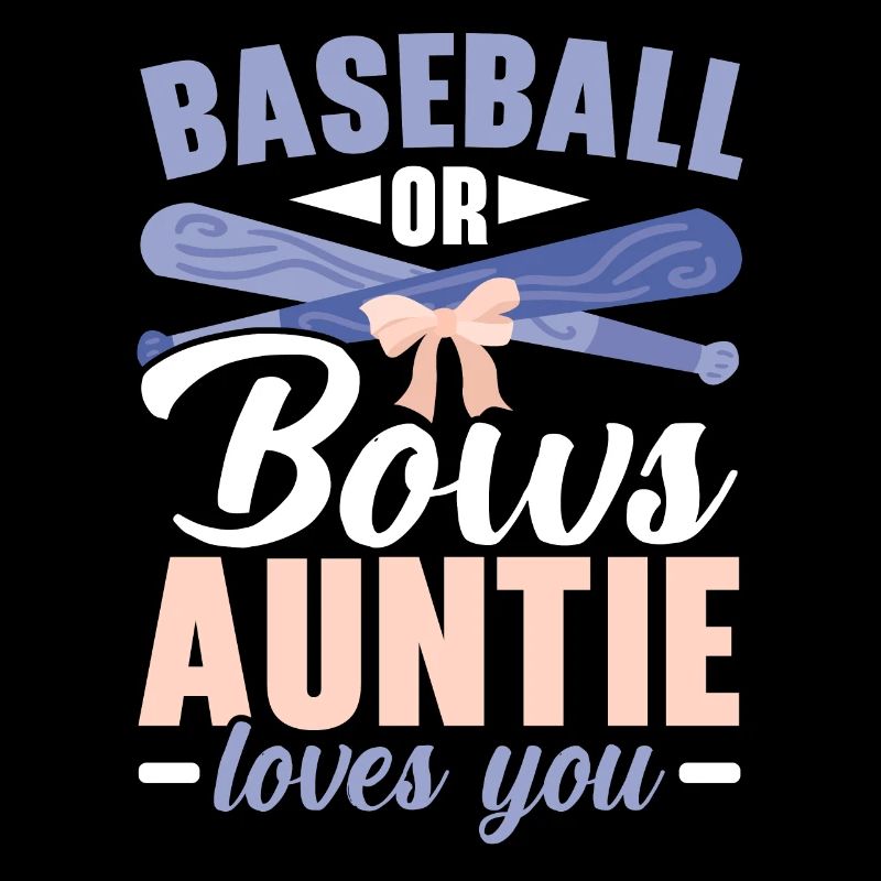Baseball oder Bögen Tante liebt dich Baby Reveal