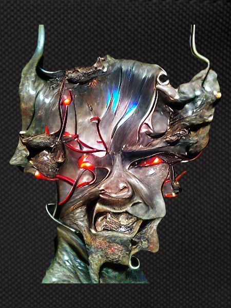 Cyber Demon Face