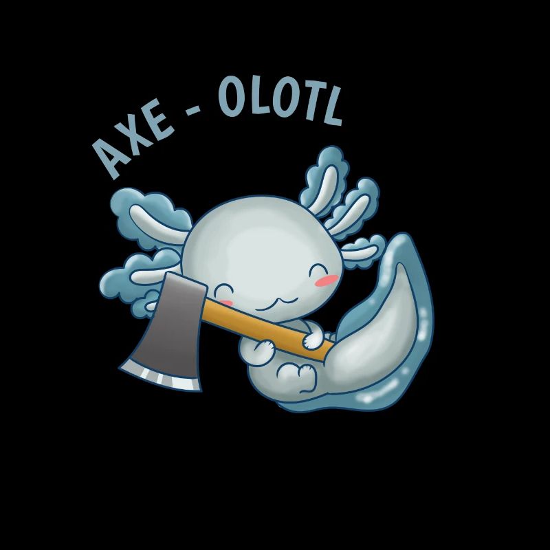 Lustiges Axt-olotl Geschenk