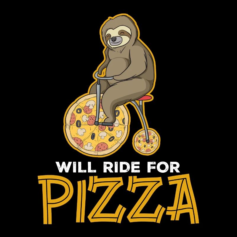 Sloth Riding Pizza Gift