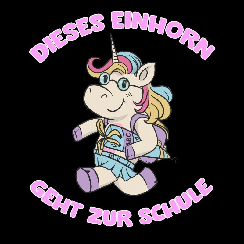 Cooles Einhorn Shirt Mädchen - Einhorn Einschulung