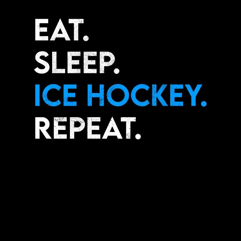 manger dormir hockey sur glace répéter