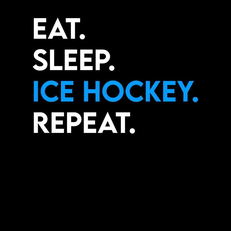 manger dormir hockey sur glace répéter