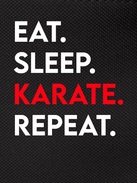 eat sleep karate repeat