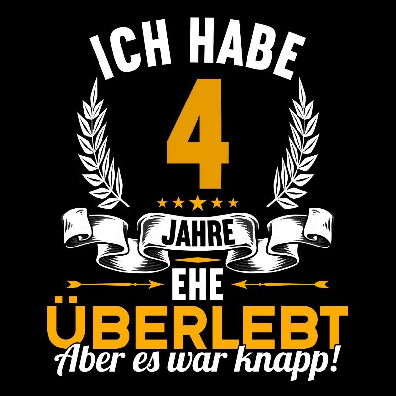 Ich habe 4 Jahre Ehe überlebt 4.Hochzeitstag