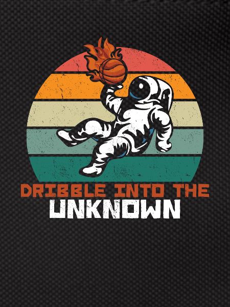 Astronaut and basketball