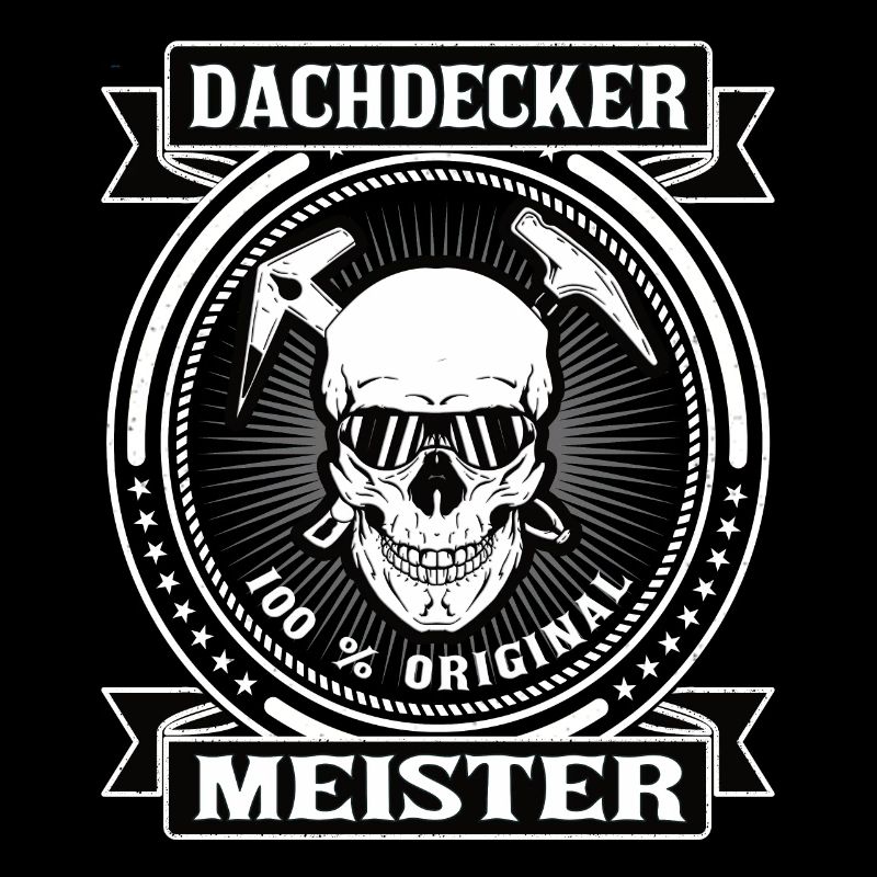 Dachdecker Meister Geschenk Retro