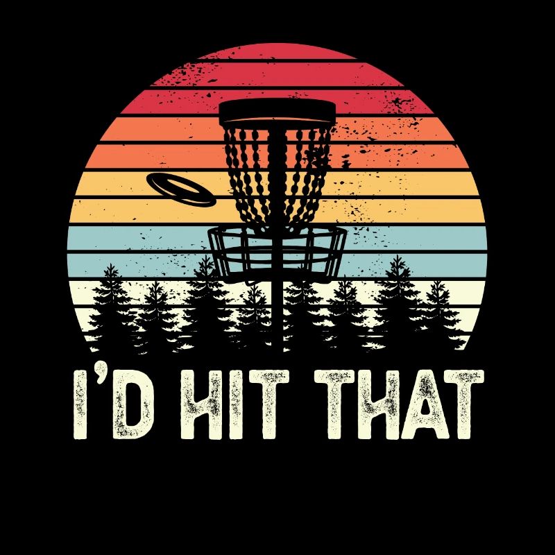 Drôle de Disc Golf J’aurais frappé ce cadeau de coucher de soleil