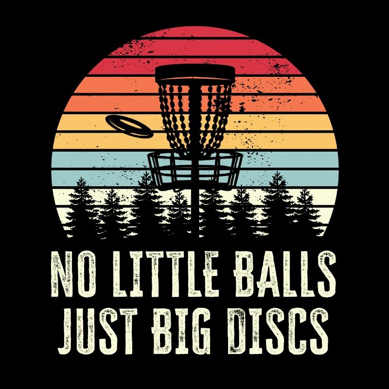 Pas de petites balles juste de gros disques Disc Golf Drôle