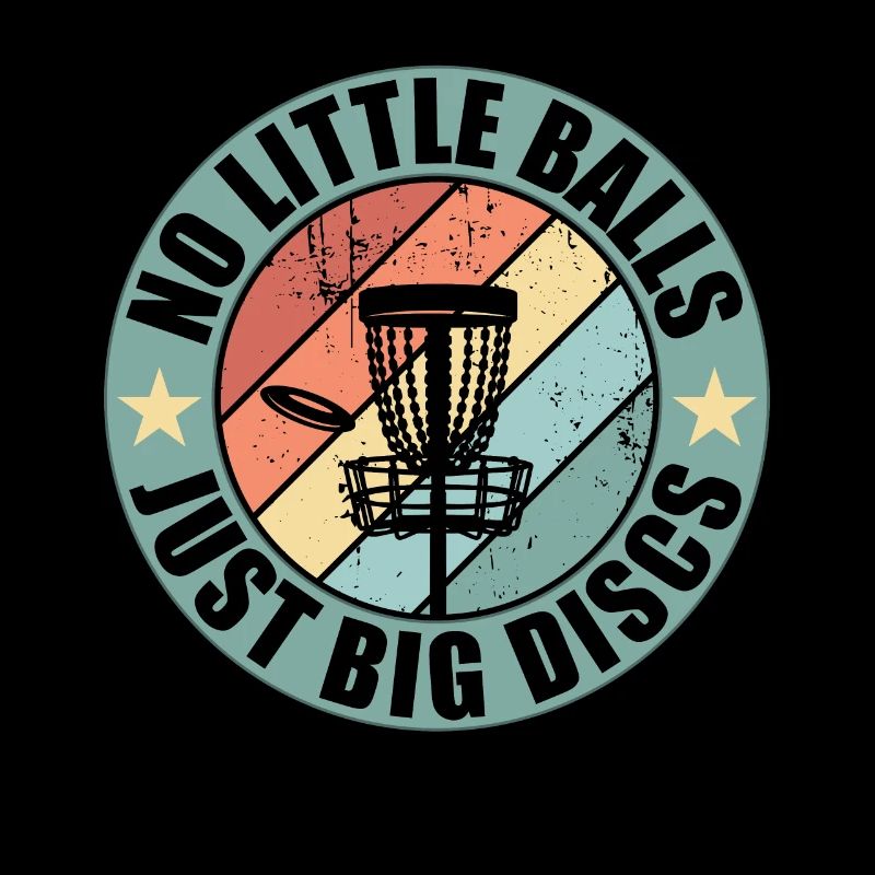 Drôle Retro Disc Golf Vintage Design