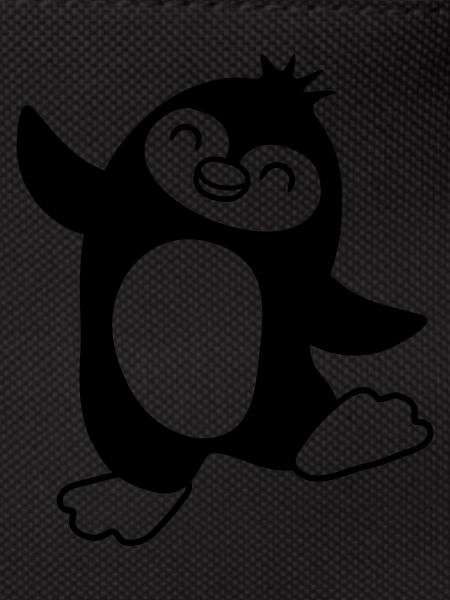 Cute happy penguin dancing