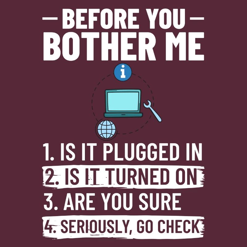 Tech Support IT Technischer Hilfe Helpdesk