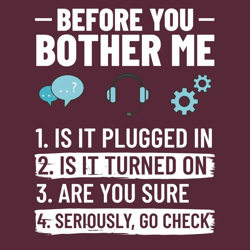 Tech Support IT Technischer Hilfe Helpdesk